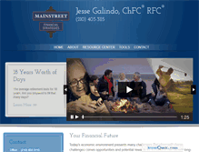 Tablet Screenshot of mainstreetfinancialstrategies.com